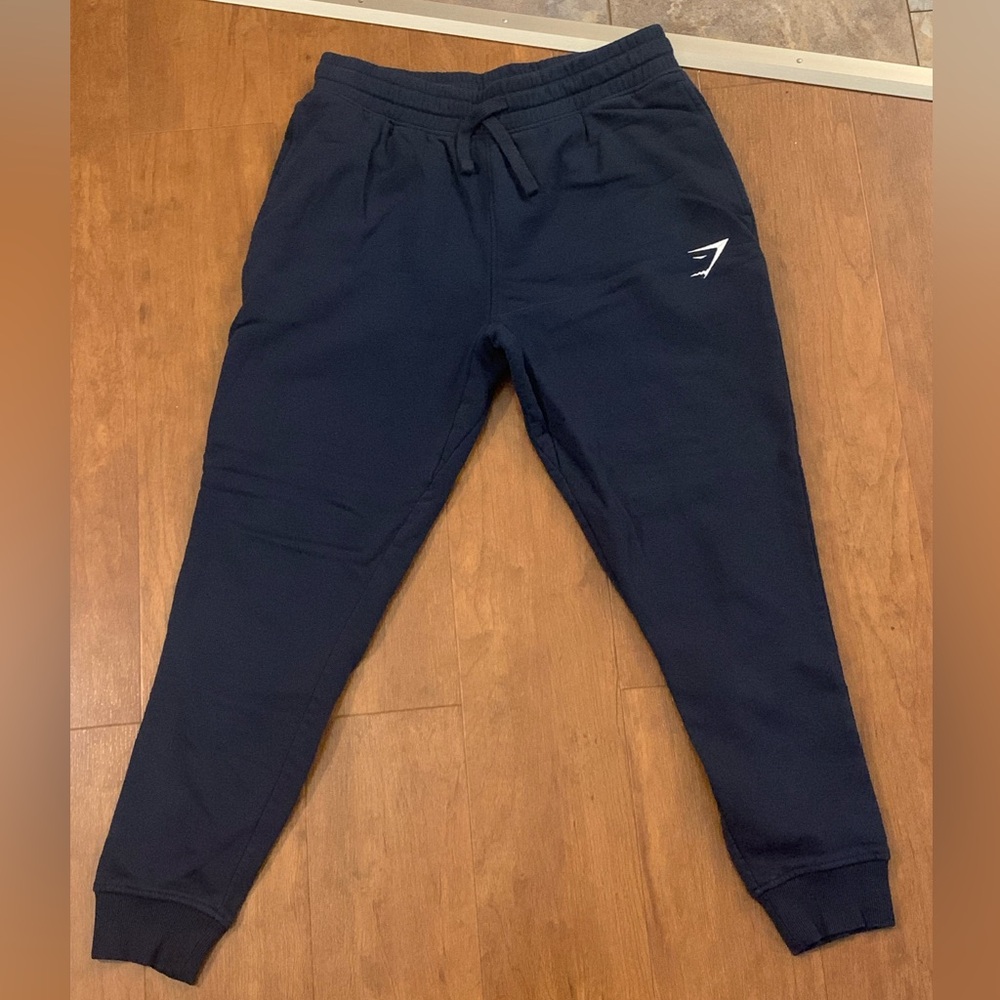 Mens Navy Blue GymShark Sweatpants